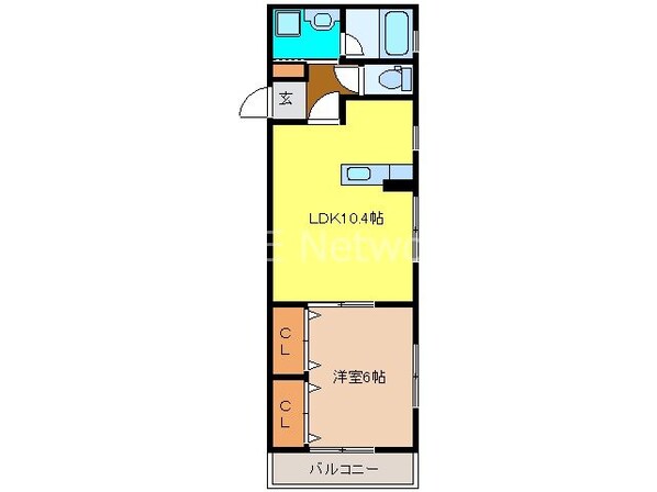 アウラス今泉の物件間取画像